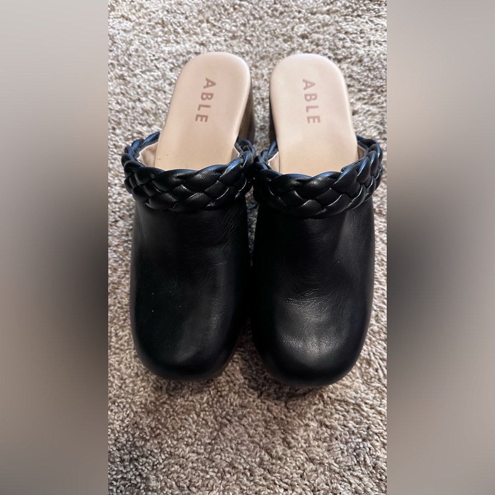 Elegant Black Braided Women's Shoes